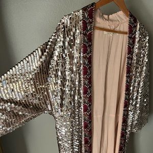 Free People Sequin Duster